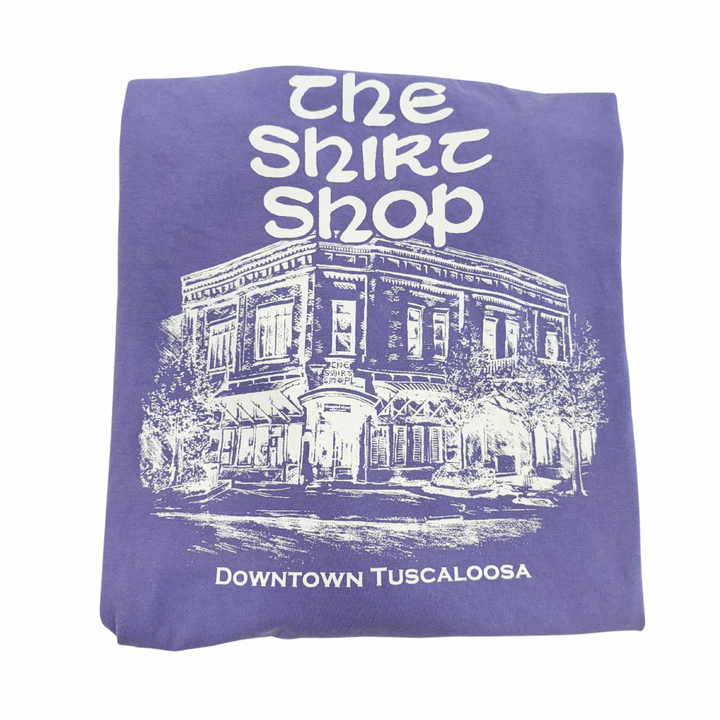 The Shirt Shop Long Sleeve T-Shirt- Building Logo