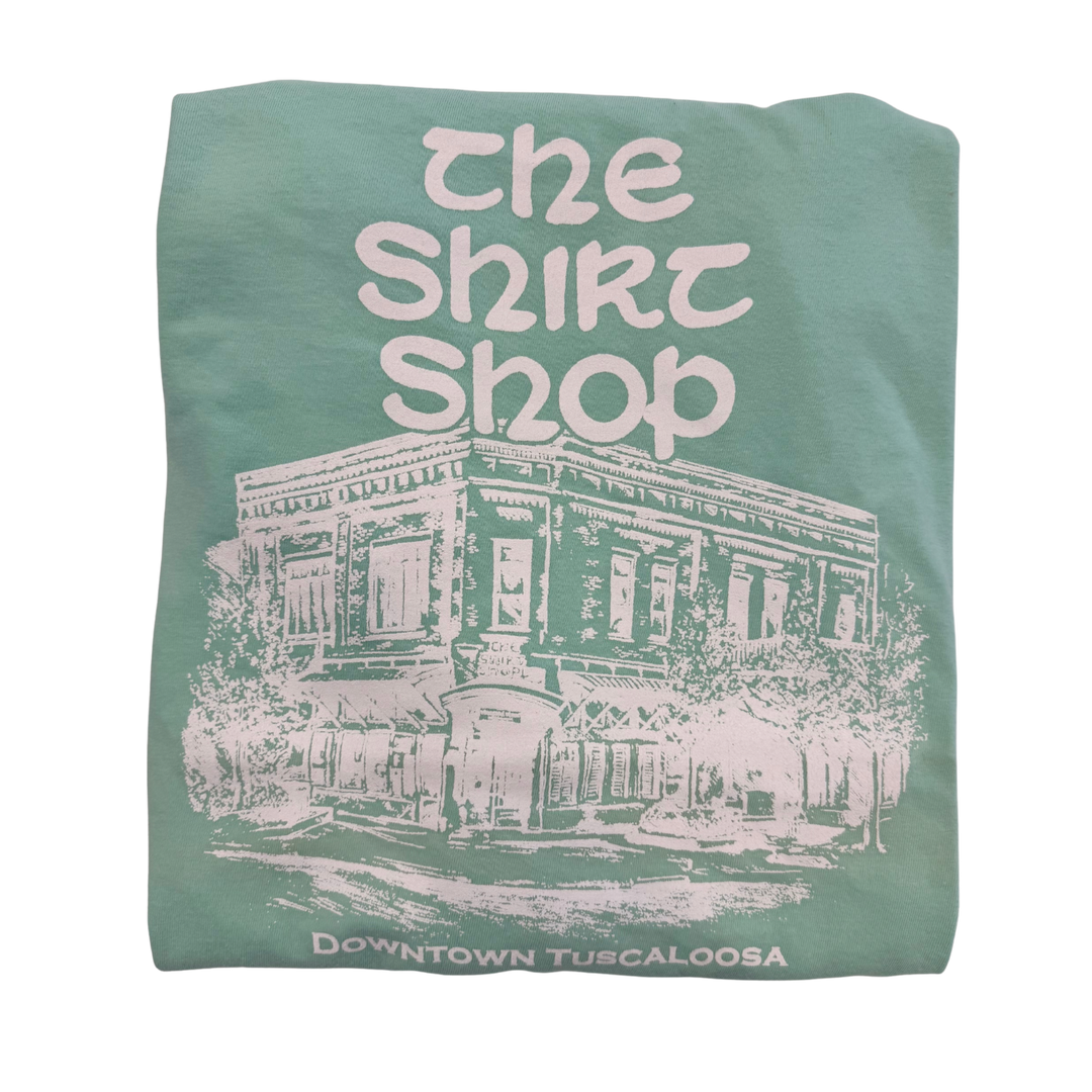 The Shirt Shop Long Sleeve T-Shirt- Building Logo