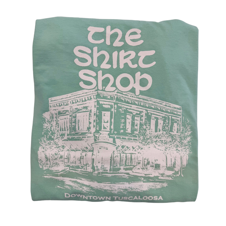 The Shirt Shop Long Sleeve T-Shirt- Building Logo