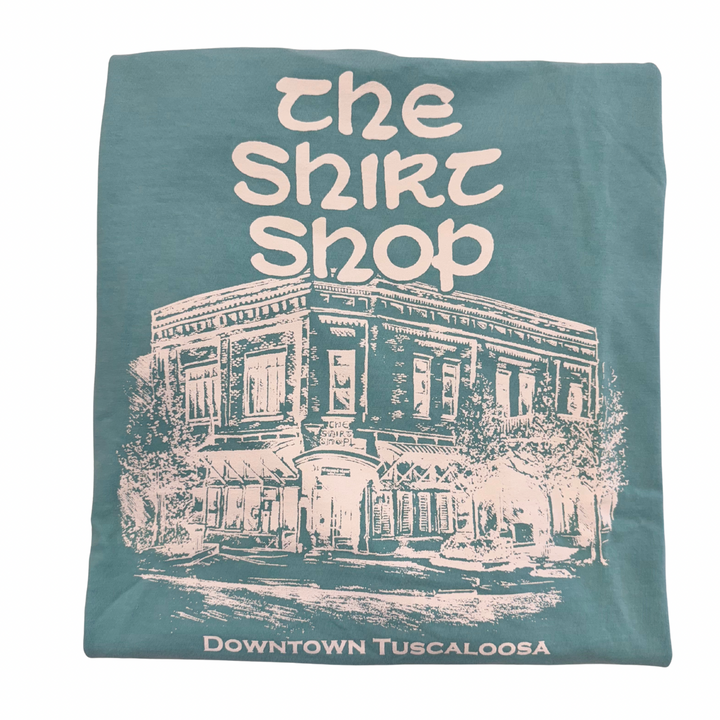 The Shirt Shop Long Sleeve T-Shirt- Building Logo