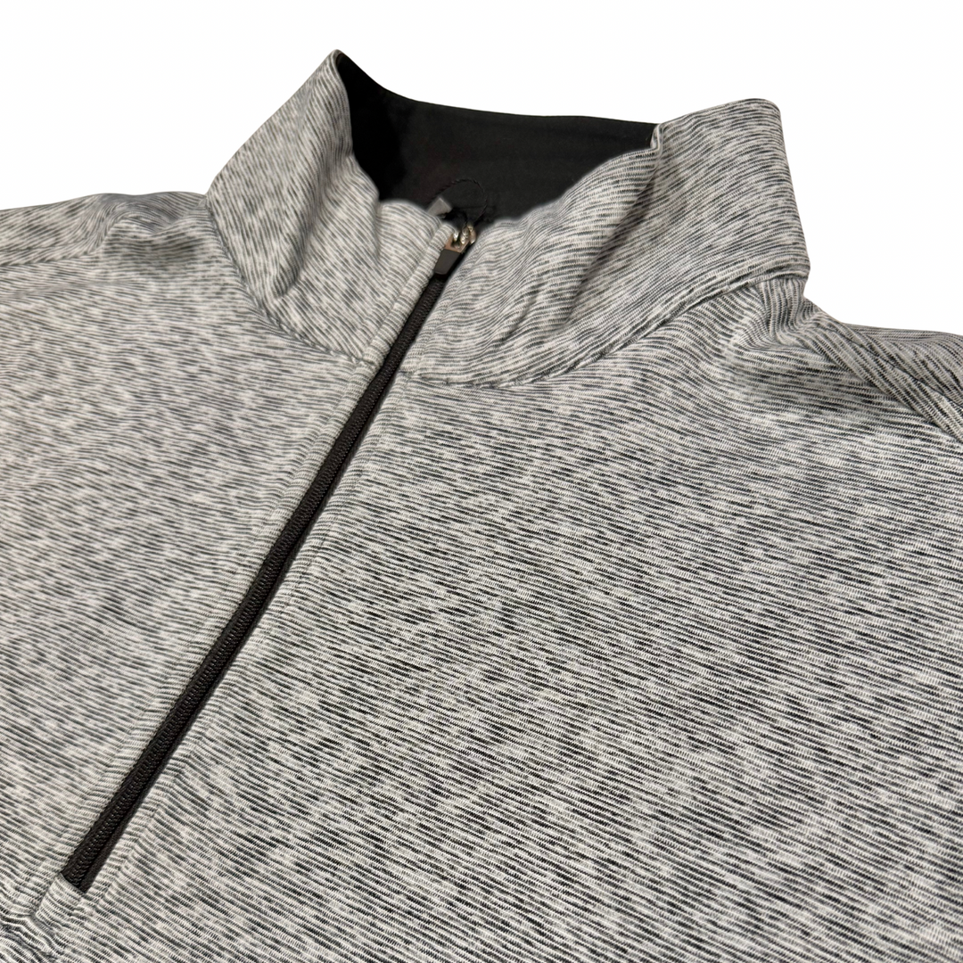 The Shirt Shop Denny Quarter Zip Vest- Black