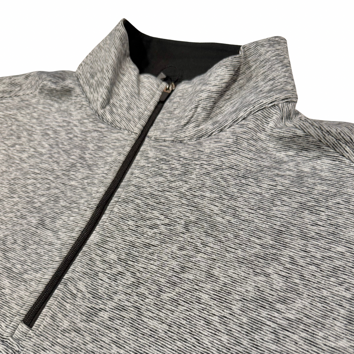 The Shirt Shop Denny Quarter Zip Vest- Black