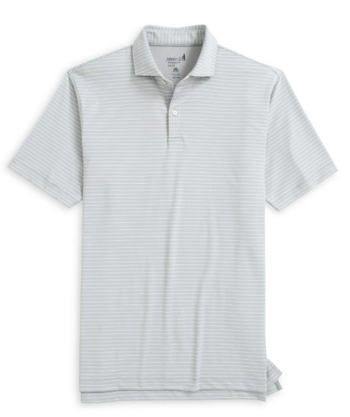 Johnnie-O Beau Performance Jersey Polo- Seal