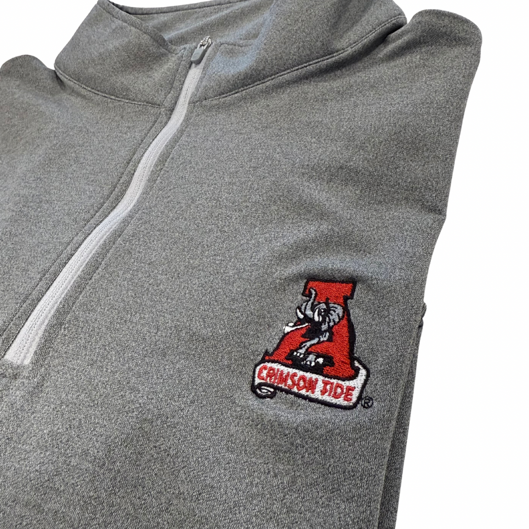 Peter Millar Solid Perth Quarter Zip- Smoke (Vault)