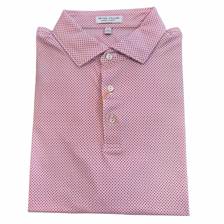 Peter Millar Phoenix Polo- Crimson