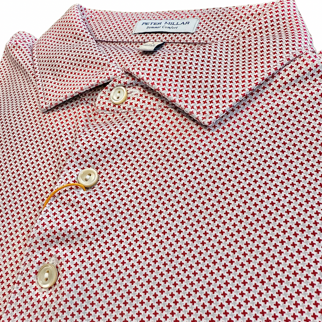 Peter Millar Phoenix Polo- Crimson