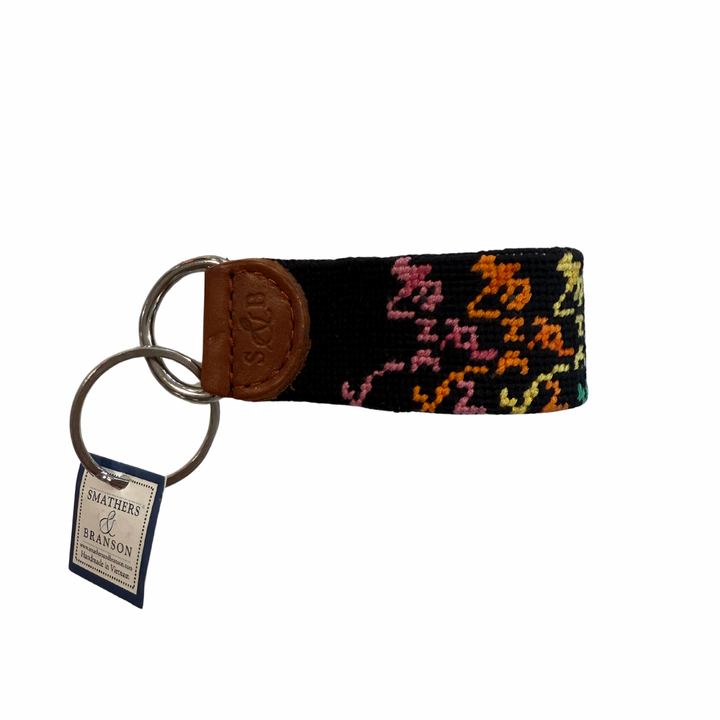 Smathers & Branson Key Fob- Grateful Dead Dancing Skeletons (Black)