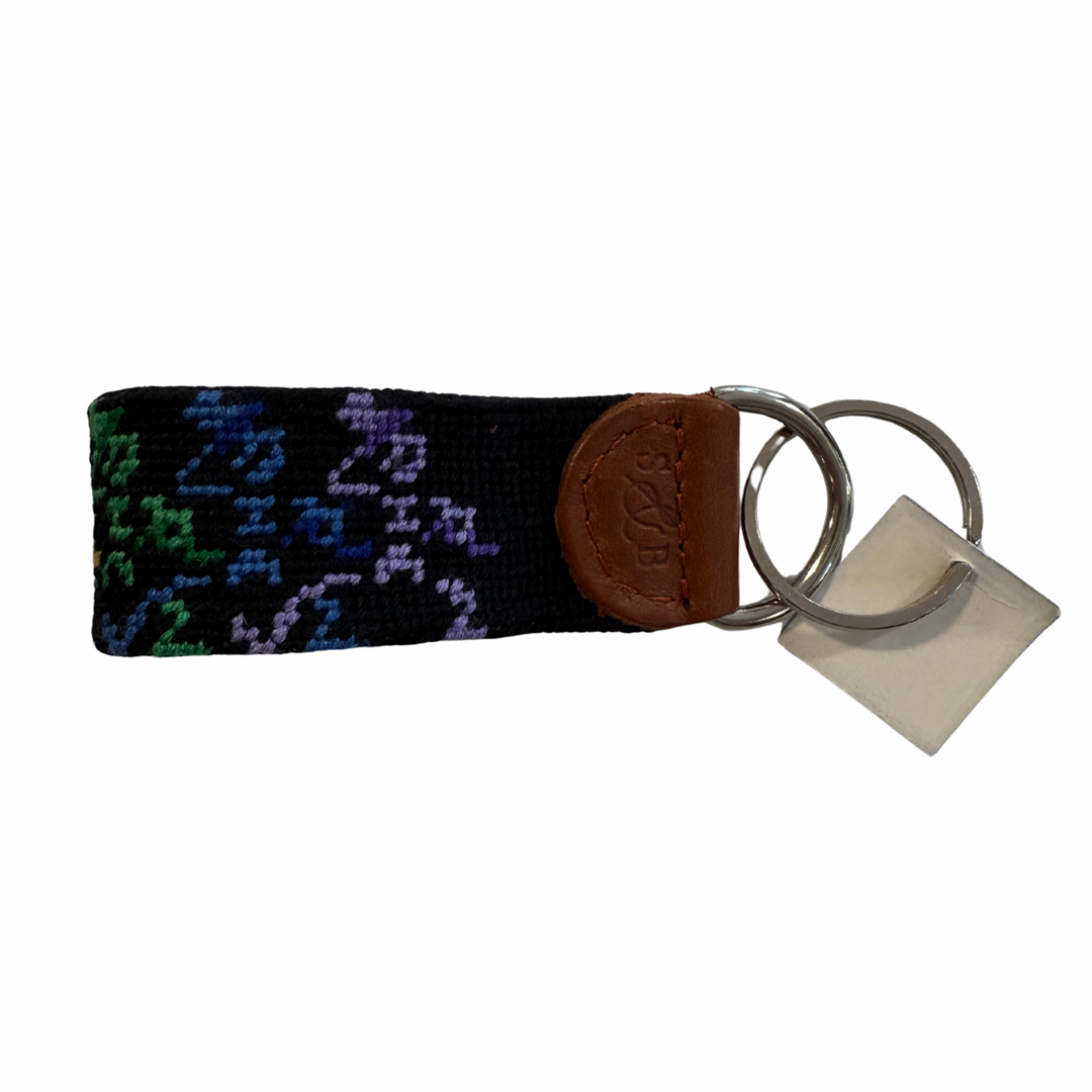 Smathers & Branson Key Fob- Grateful Dead Dancing Skeletons (Black)