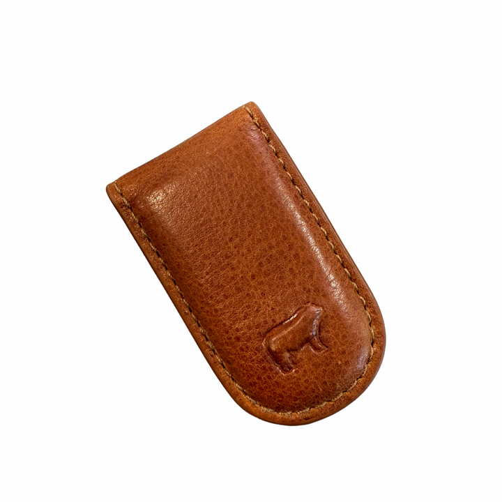 Will Leather Goods Classic Money Clip- Tan