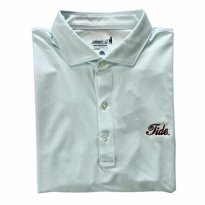 Johnnie-O Slade Performance Polo- Gulf Blue (Tide)