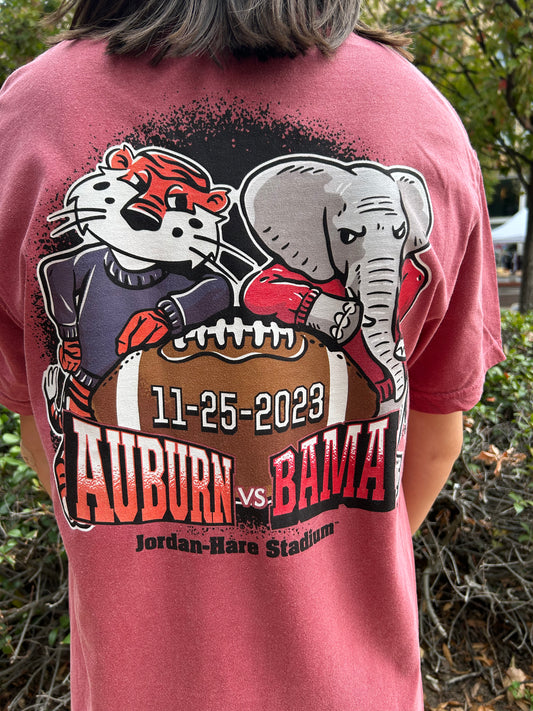 The Shirt Shop Alabama vs. Auburn Game Day T-Shirt