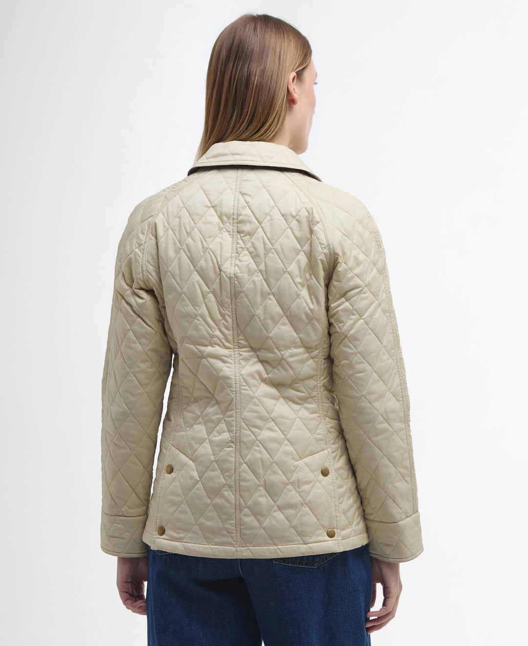 Barbour Women’s Summer Beadnell Quilted Jacket- Pearl