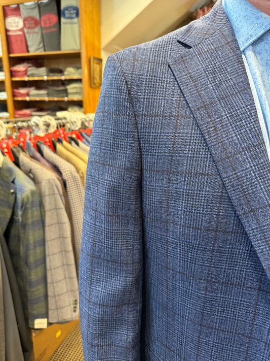 Peter Millar Sport Coat - Navy Glen Plaid