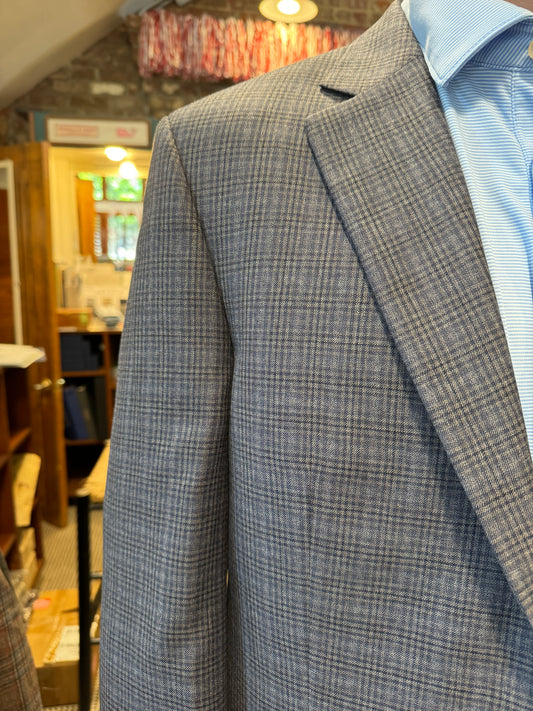 Peter Millar Sport Coat - Grey Plaid