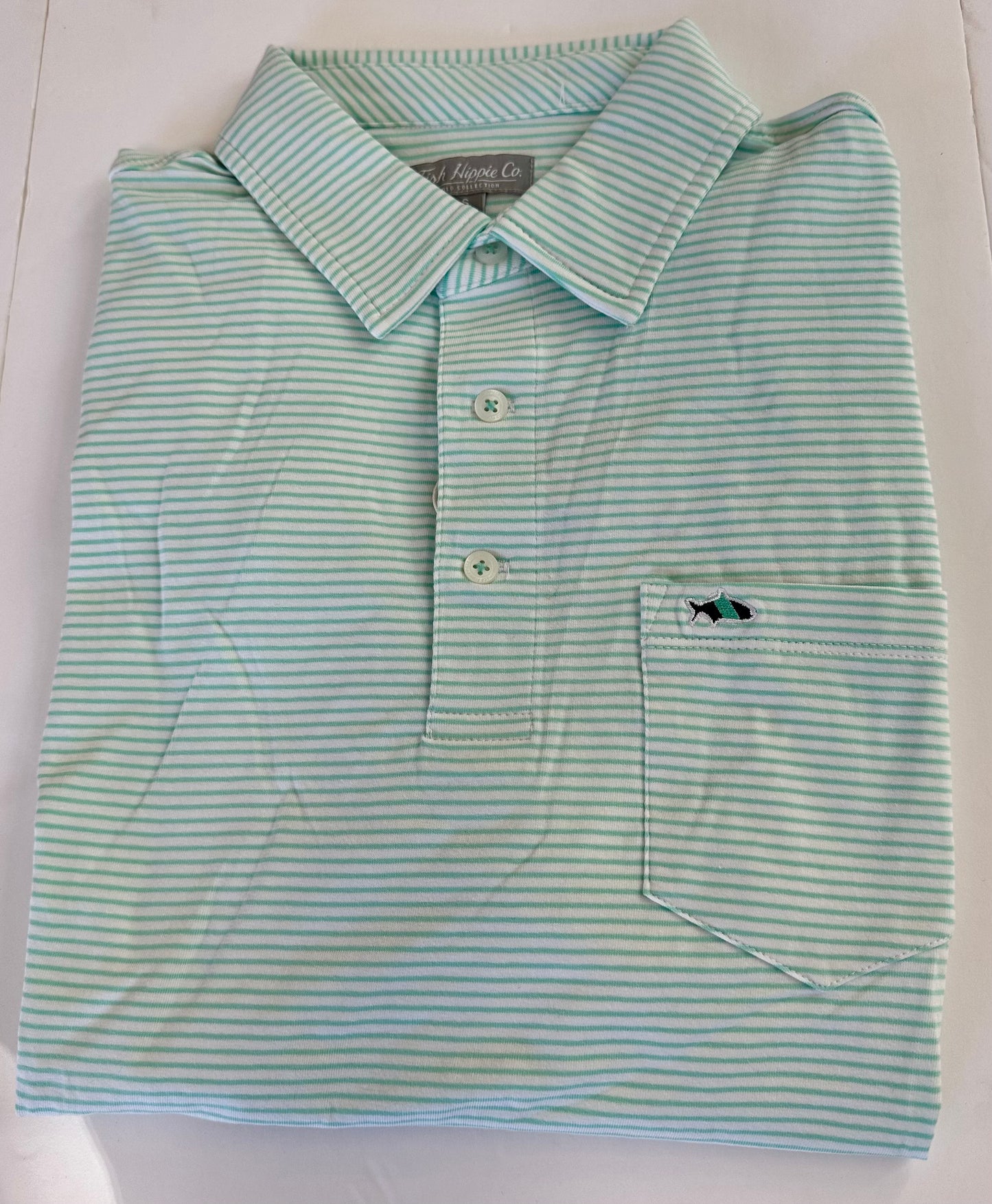 Fish Hippie Pamlico Stripe Polo (4 Colors)