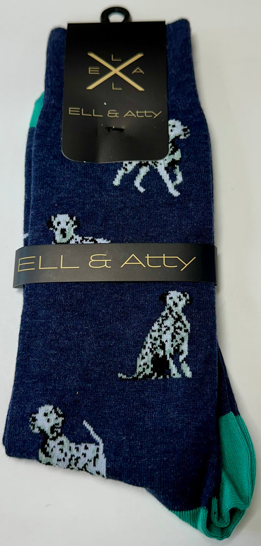 Ell & Atty Dress Socks - Dalmatians