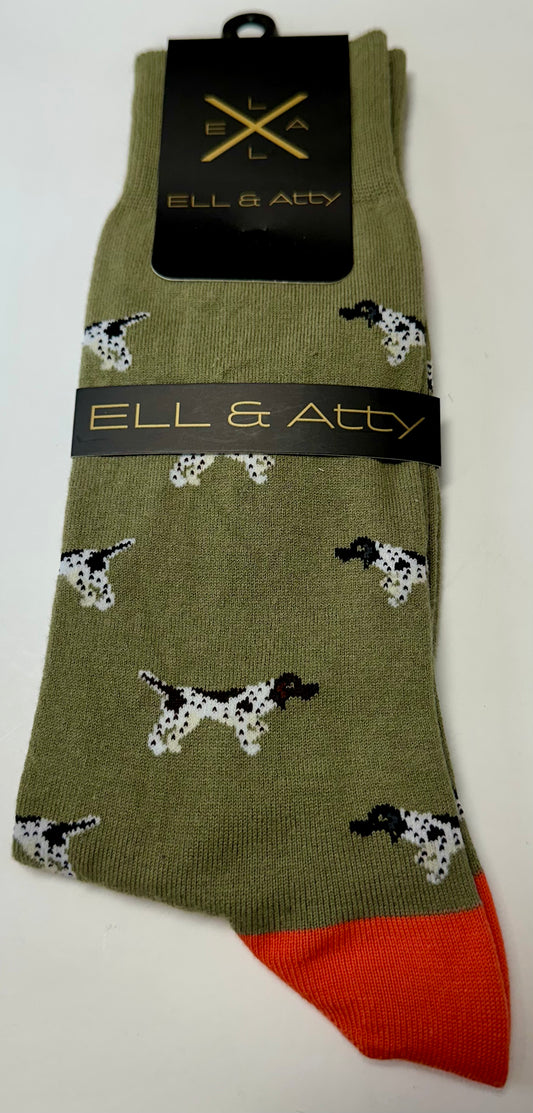 Ell & Atty Dress Socks - Bird Dog