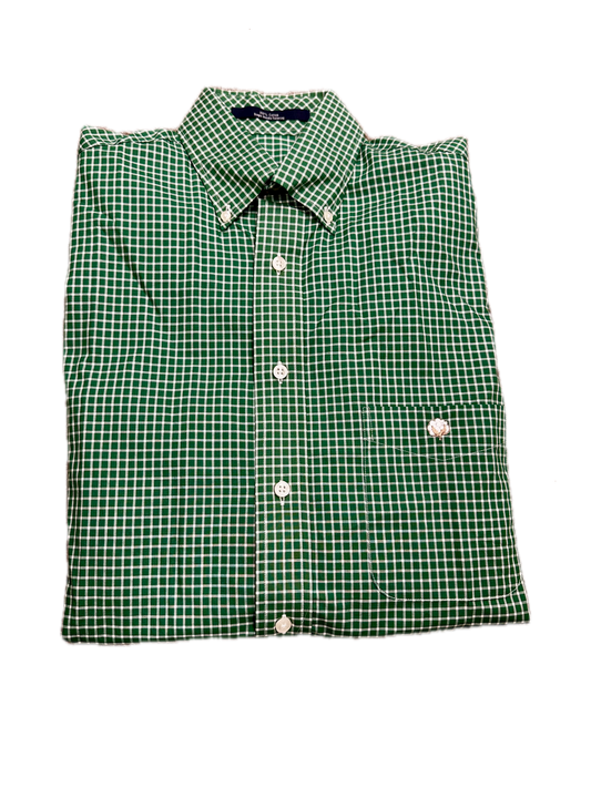 The Shirt Shop Green Plaid Button Down