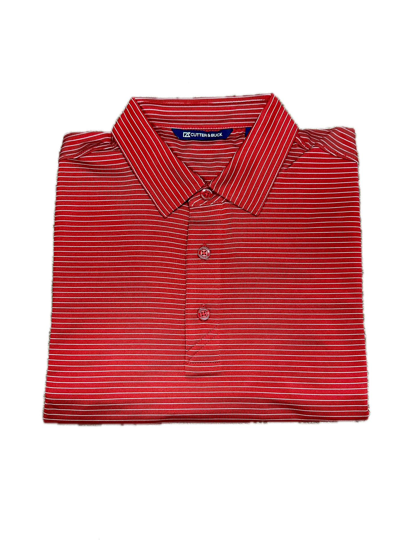 Cutter & Buck Pin-Striped Polos (4 Colors)