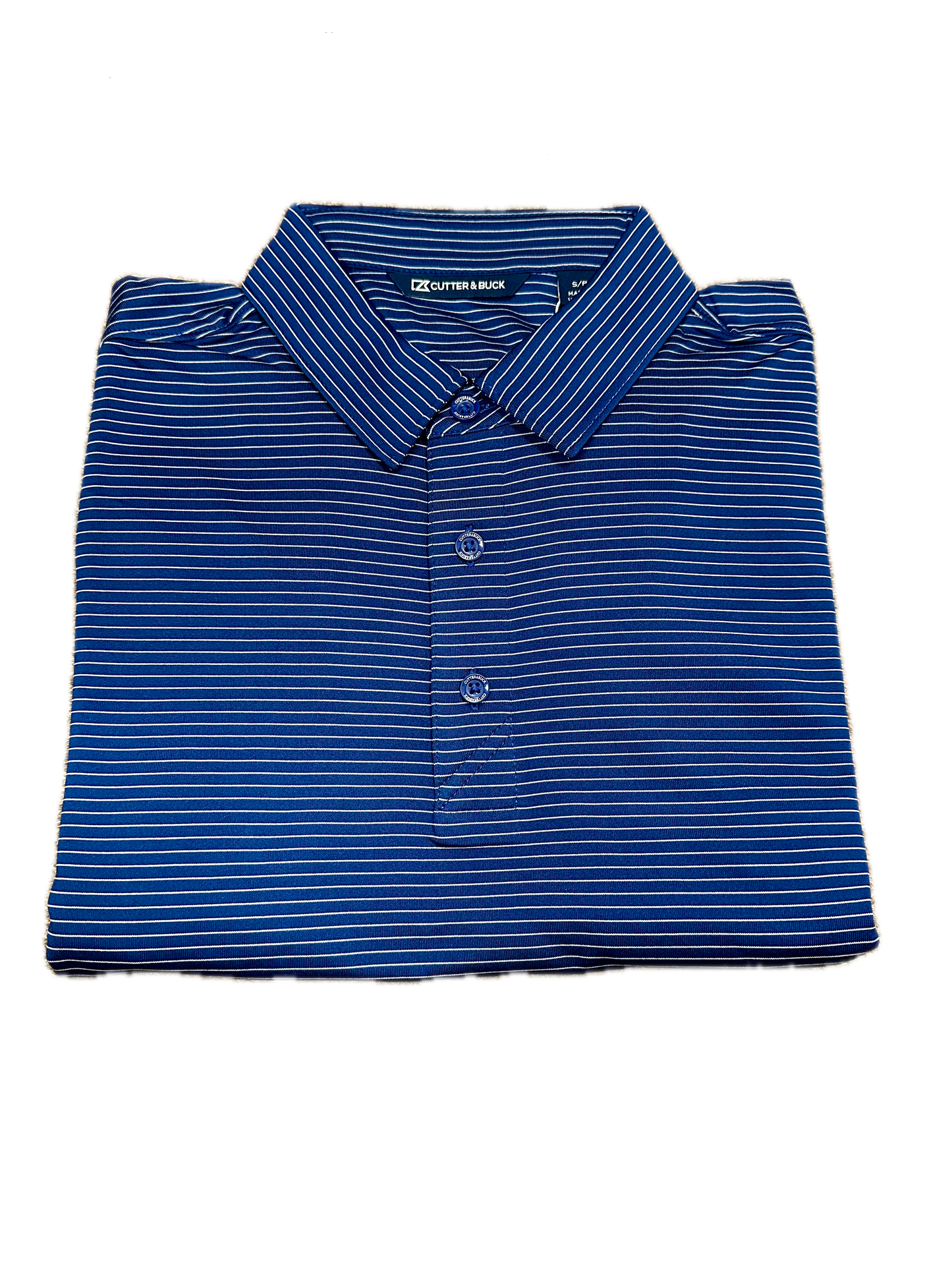 Cutter & Buck Pin-Striped Polos (4 Colors)