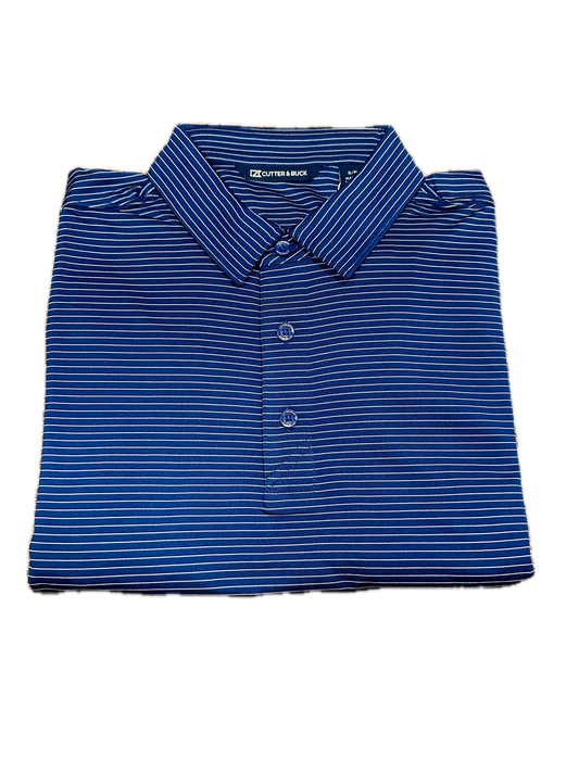 Cutter & Buck Pin-Striped Polos (4 Colors)