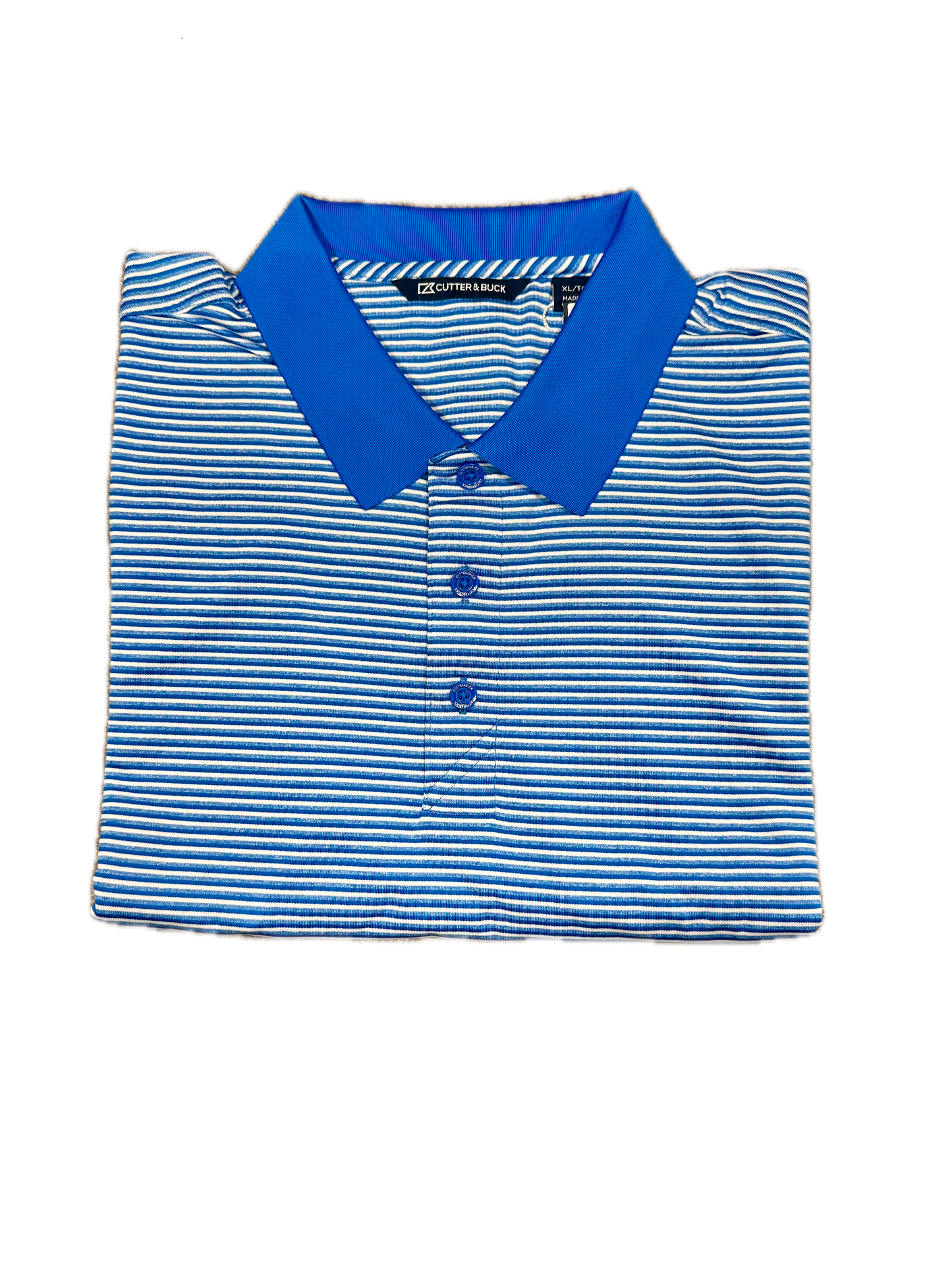 Cutter & Buck Tonal Stripe Polos (5 Colors)