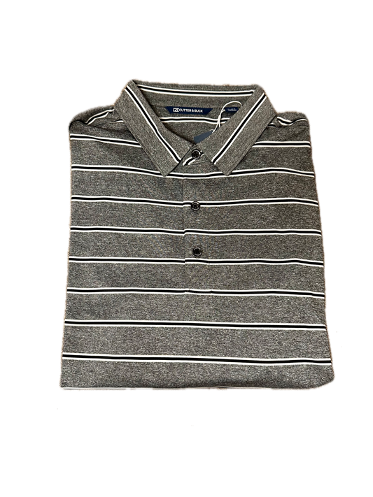 Cutter & Buck Melange Stripe Polos (3 Colors)