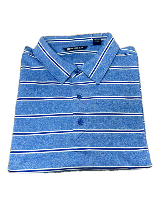 Cutter & Buck Melange Stripe Polos (3 Colors)