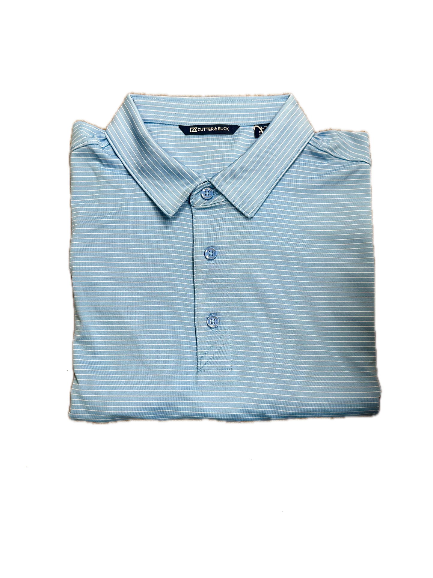 Cutter & Buck Pin-Striped Polos (4 Colors)