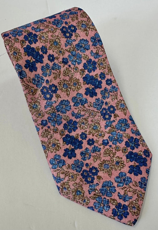 R. Hanauer Tie - Pink Alfred Floral