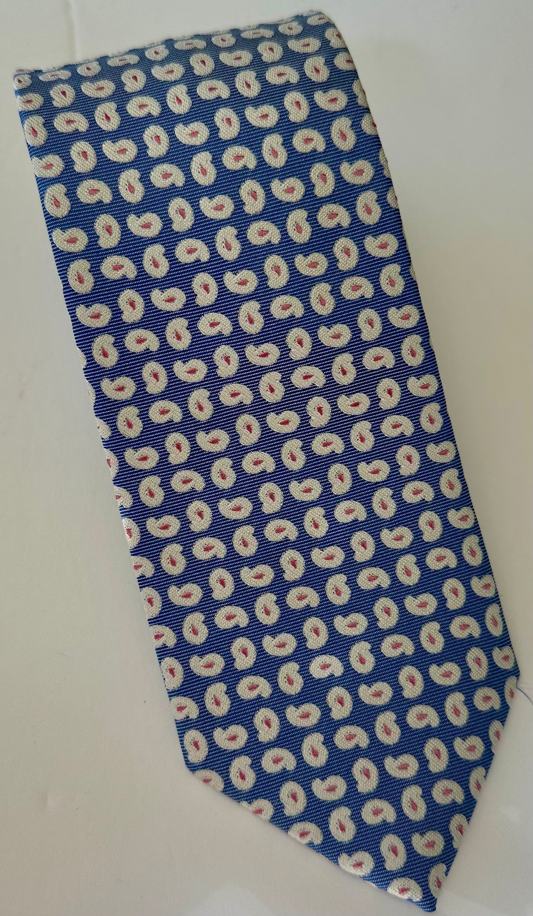 David Donahue Tie - Navy Paisley