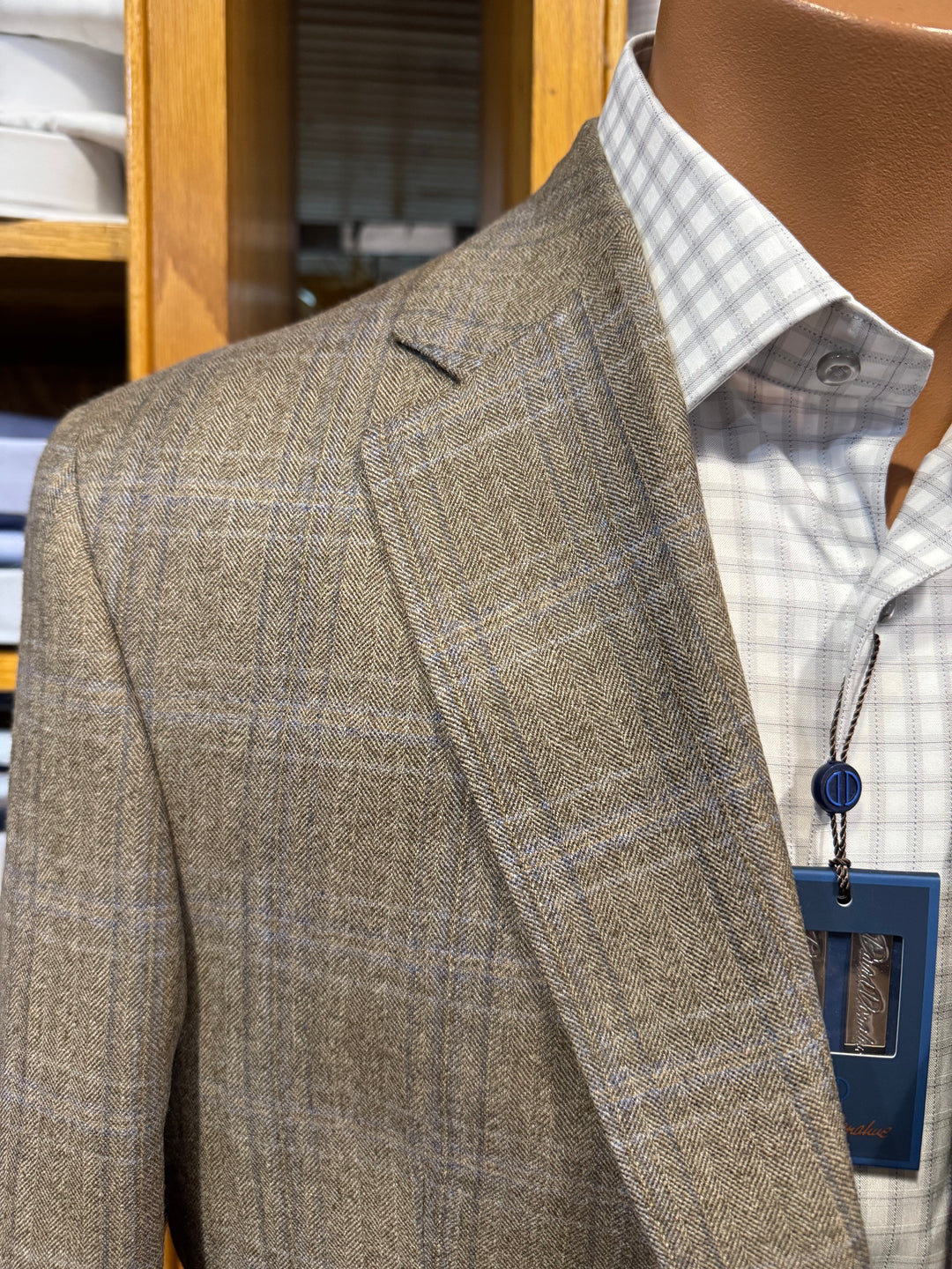 Jack Victor Brown/Blue Plaid Herringbone Sport Coat – The Shirt Shop Jack Victor Brown/Blue Plaid Herringbone Sport Coat – The Shirt Shop