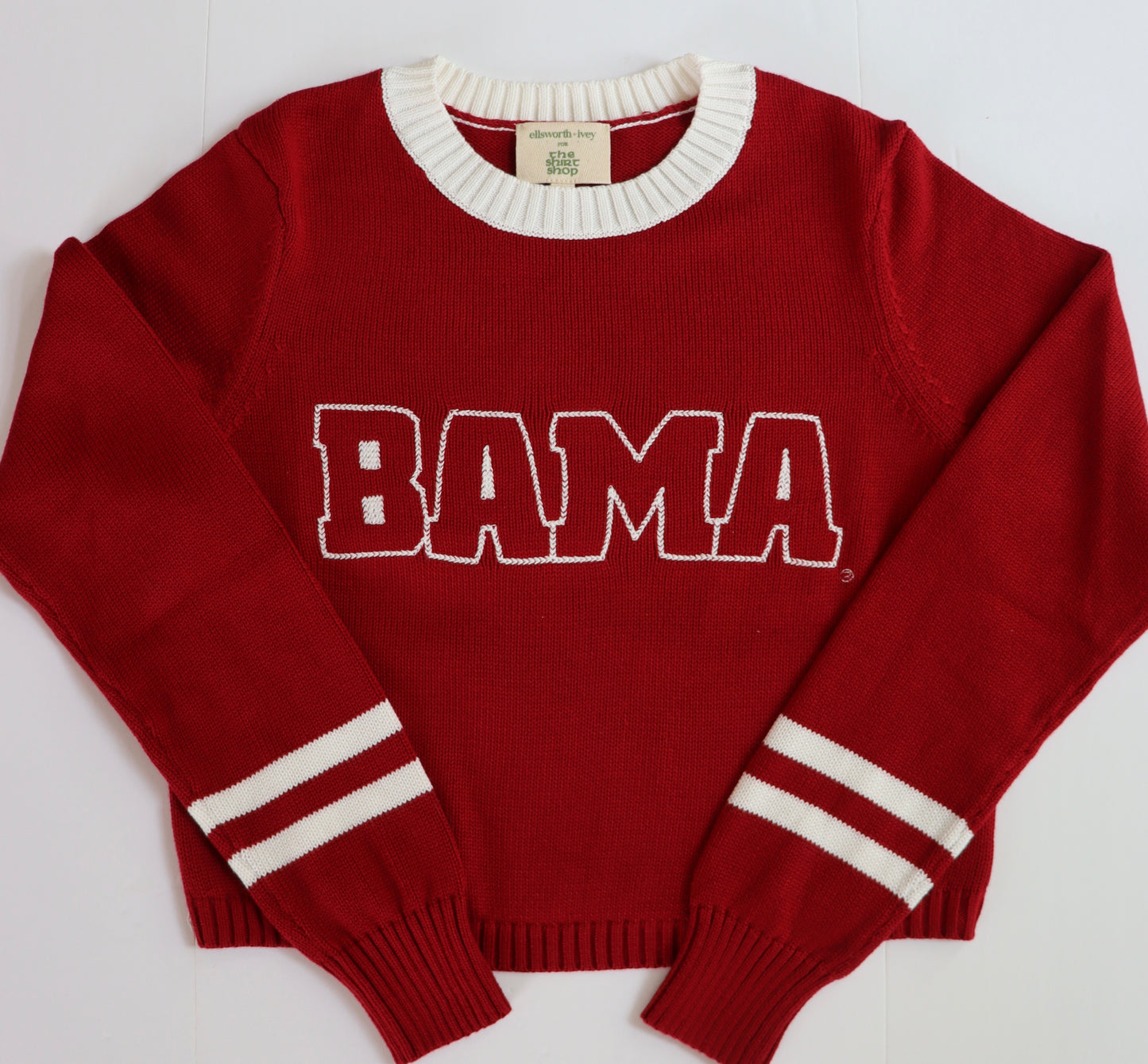 Ellsworth & Ivey Bama Cropped Sweater