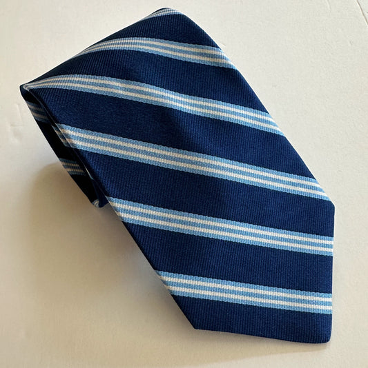 R. Hanauer Navy Brooks Stripe Tie