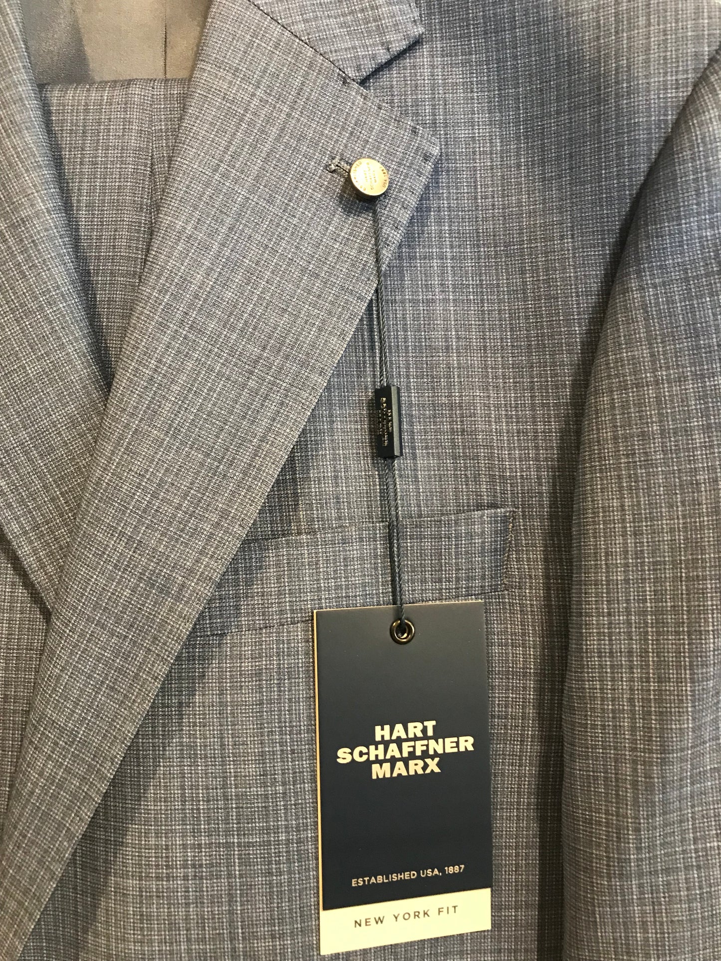 Hart Schaffner Marx Suit - Blue Fancy (Spring 24)