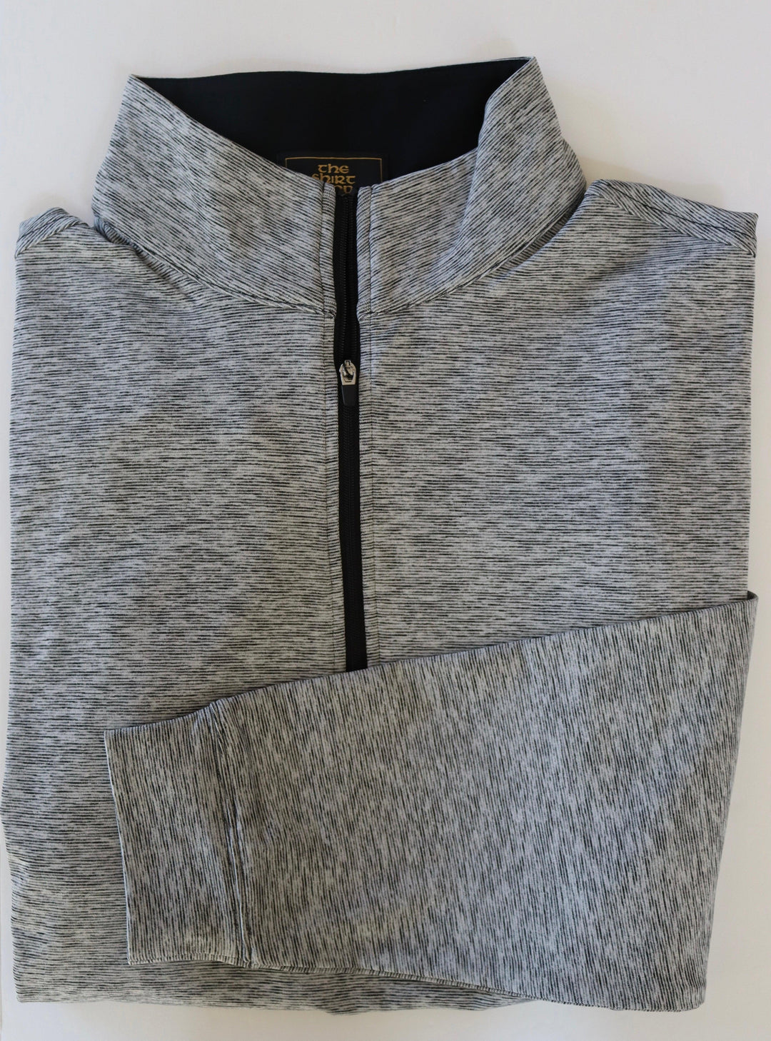 The Shirt Shop Trip Quarter Zip- Black
