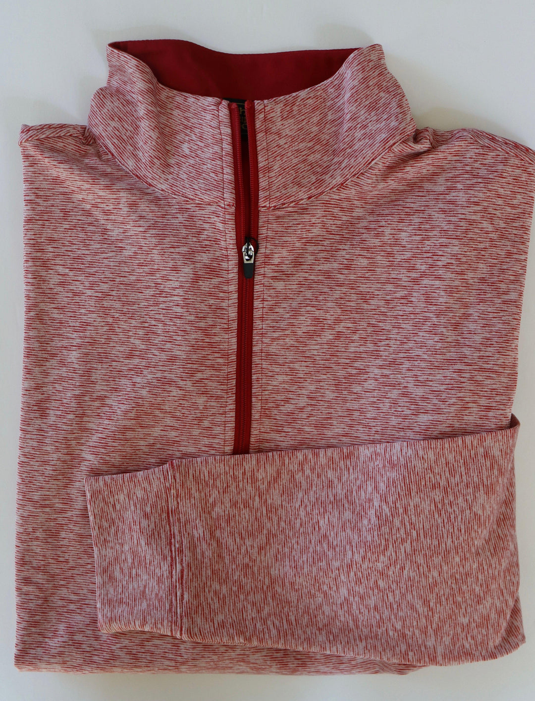 The Shirt Shop Trip Quarter Zip- Crimson
