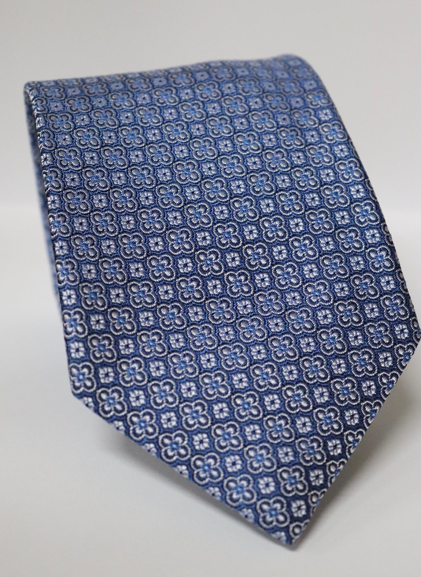 David Donahue Tie - Blue Floral