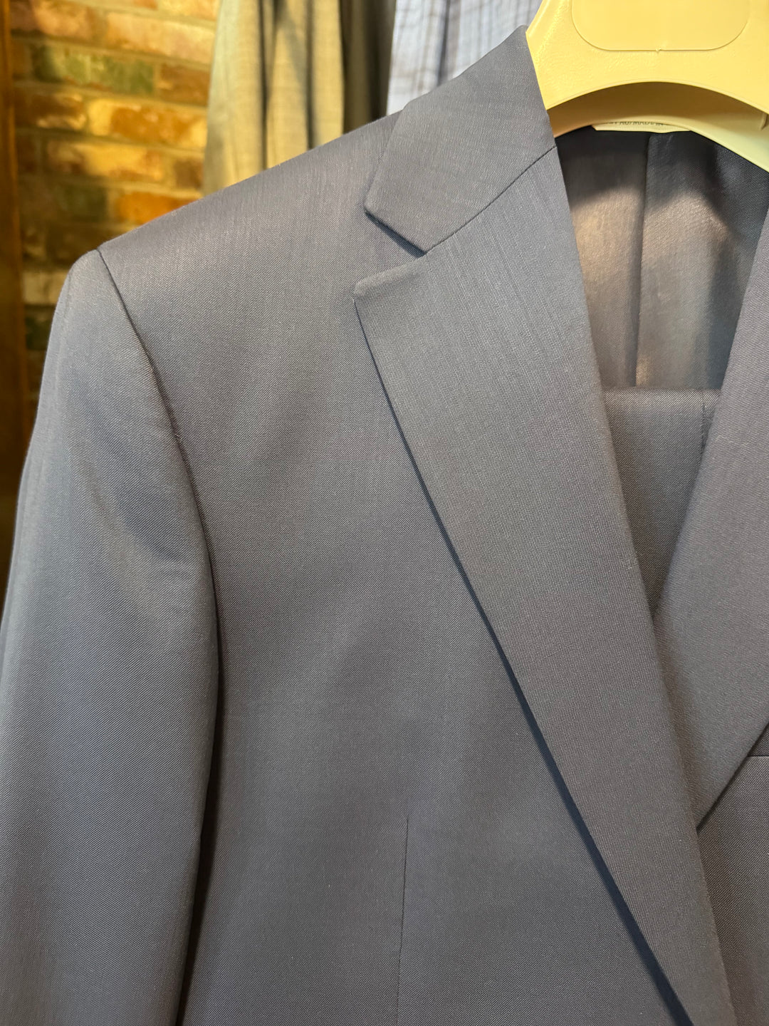 Jack Victor Modern Fit Solid Navy Suit