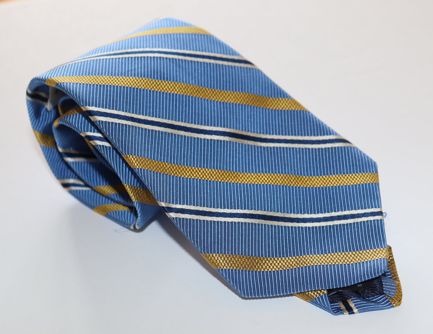 R. Hanauer Tie - Cobalt Winston Stripes