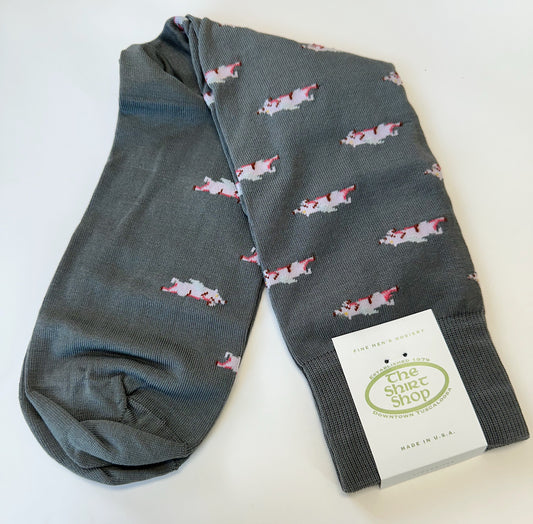 The Shirt Shop - Flying Pigs Dress Sock (2 Colors)