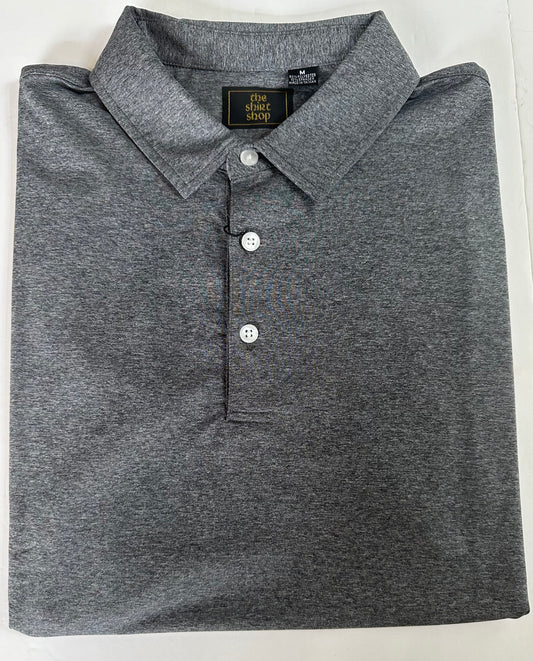 The Shirt Shop Charcoal Melange Polo