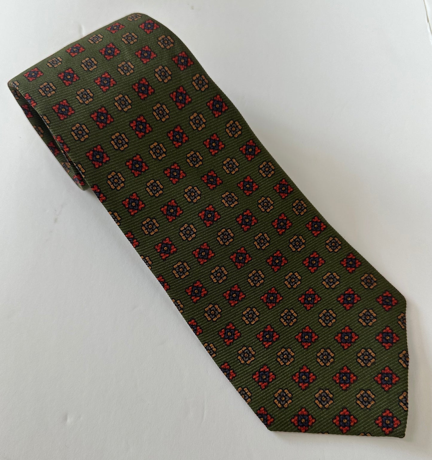 R. Hanauer Tie - Green Alexander Neats