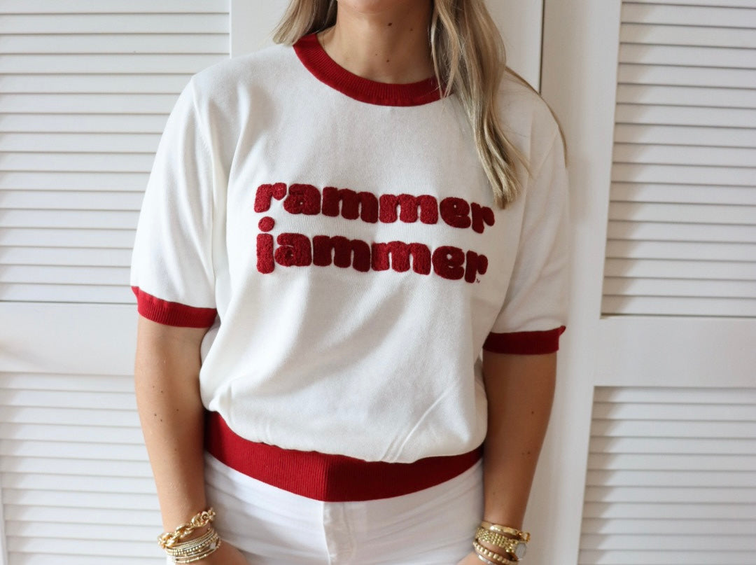 Ellsworth & Ivey Rammer Jammer Short Sleeve Sweater