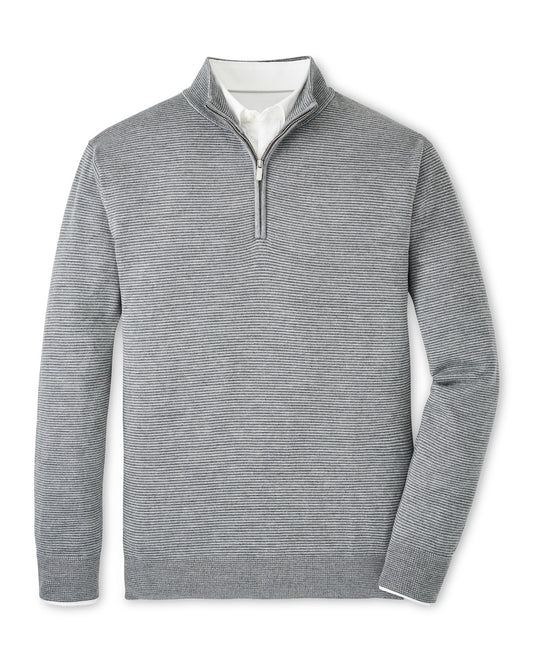 Peter Millar Canton Stripe Quarter Zip