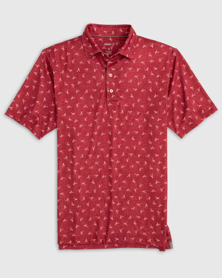 Johnnie-O Alabama Stadium Exeter Printed Jersey Performance Polo