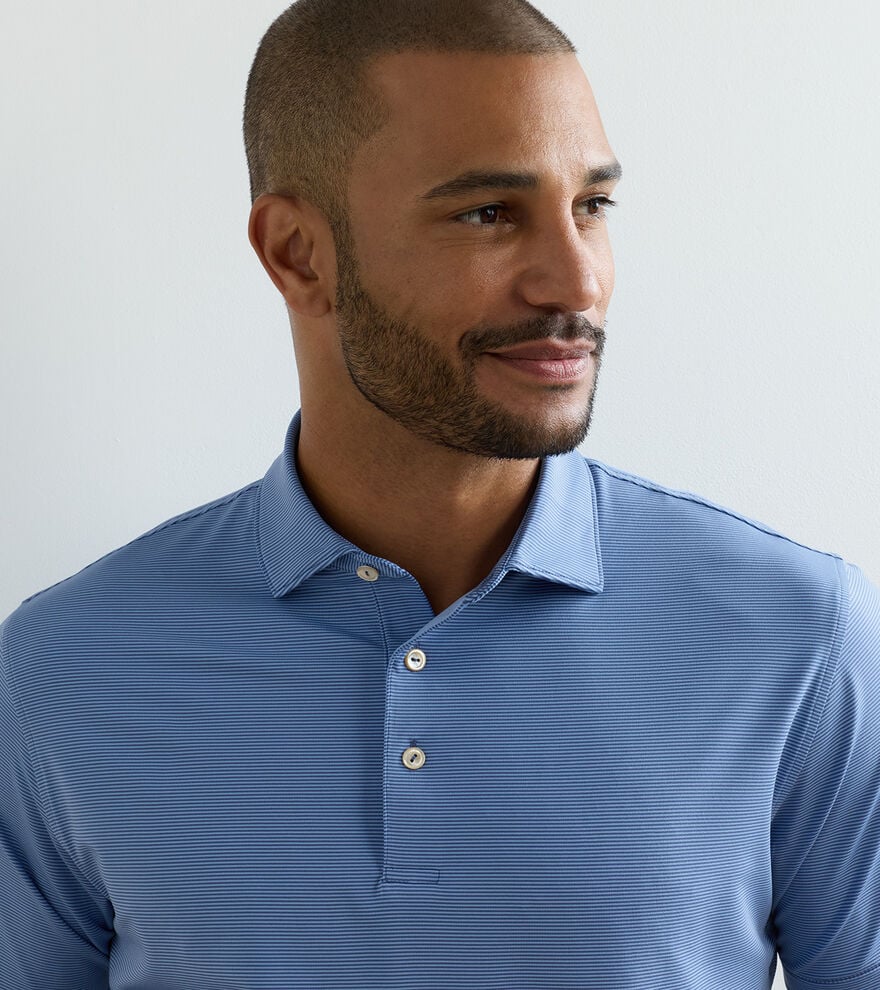 Peter Millar Jubilee Polo- Windsor Blue/BlueBird