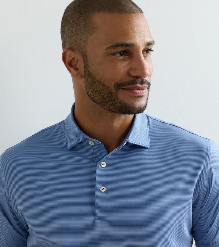 Peter Millar Jubilee Polo- Windsor Blue/BlueBird