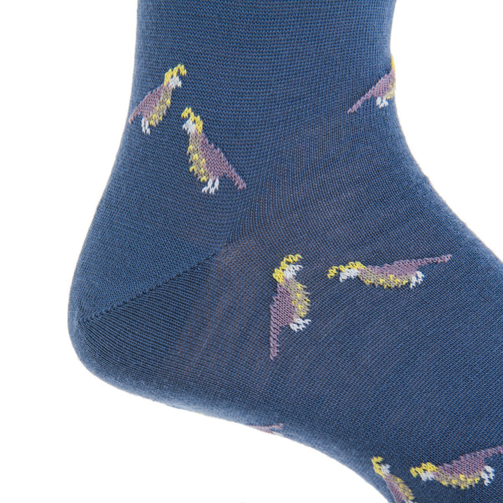 The Shirt Shop Socks - Bay Blue Quails