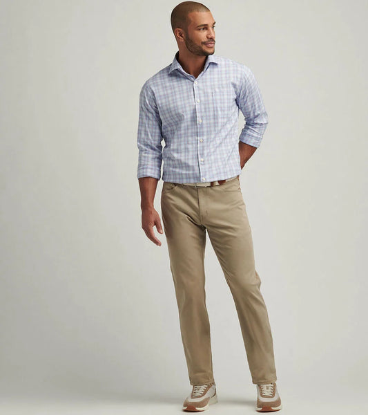 Peter Millar Signature Sateen Five Pocket - Grain